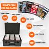 PREZA Graded Card Storage Box - Premium Slab Case Storage Holder for Graded Trading Cards (Black) view 2