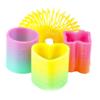 The Dreidel Company Rainbow Coil Spring Assortment, Heart, Star, Butterfly, Circle Shaped Coils, Party Favor for Kids, 1.4" (35mm) (24-Pack) view 2