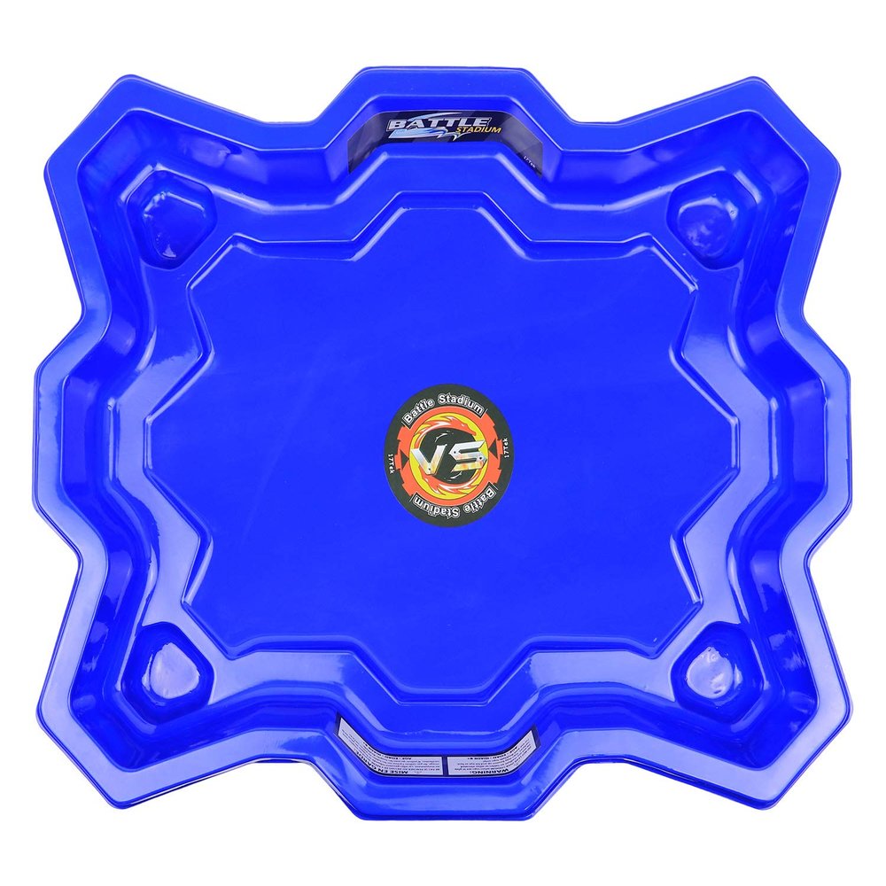 17Tek Bey Stadium Battle Arena Training Ground for Spinning-Top Toys Battle Game (Blue)