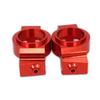 2pcs Alloy Front C Hub Carrier Caster Blocks 7732 for RC Hobby Car 1/5 1/6 X-MAXX (Red) view 2