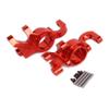 2pcs Alloy Steering Hub Carrier Blocks 7737 for RC Hobby Car 1/5 1/6 X-MAXX (Red) view 1