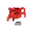 2pcs Alloy Steering Hub Carrier Blocks 7737 for RC Hobby Car 1/5 1/6 X-MAXX (Red) view 2