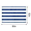 ABCCANOPY 52"X90" Swing Set Replacement Tarp for Playgrounds, Shade Screens (Navy Blue/White) view 2