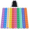 6 Sided Dice Set 10 Colors Transparent Acrylic Dice for DND, MTG, RPG, Tenzi, Yahtze, Bunco, Table Borad Games, Math Teaching view 1