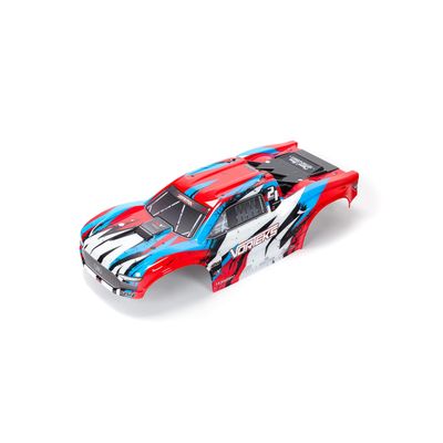 ARRMA 1/10 Painted Body, Red/Blue: VORTEKS 4X4 BLX, ARA402319