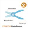 Fiskars Starter Toddler Scissors for Kids Ages 2+ (3-Pack), Small Safety Plastic Scissors, Easy Grip Art Supplies for Kids for Back to School, Left and Right Handed Suitable view 4