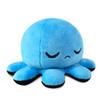 TeeTurtle Reversible Octopus Plushie 4-Inch Fire Eyes + Sleepy Two-Sided Flip Plush Toy with Embroidered Details - Cute Mini Collectible Plush for Kids, Teens, and Adults view 1