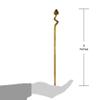 Factory Entertainment Masters of The Universe Teela's Staff of Ka Scaled Prop Replica Gold view 2