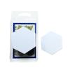 Hedral Value Pack of 15 - Dry Erase - Reusable - Blank 2" Hexagon Hex Board Game Chits Tiles Counters Markers DIY D&D view 1