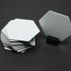 Hedral Value Pack of 15 - Dry Erase - Reusable - Blank 2" Hexagon Hex Board Game Chits Tiles Counters Markers DIY D&D view 2