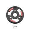 iMusk Original OEM Motor Propeller Base CW CCW Prop Plate Repair Spare Parts for DJI FPV Drone (CCW-Red) view 2