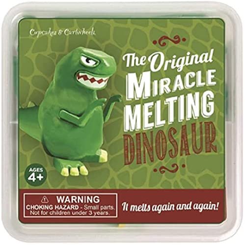 Melting Collection - Snowman/Elf/Christmas Tree/Witch/Cat/Dog/Dinosaur/Flamingo/Unicorn/Bear - Holiday Season Stocking Filler (Dinosaur)