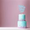 Personalised Birthday Cake Topper Customized Any Name Age Party Cake Decoration 16 18 21 30 40 Double Sided Glitter Card Green view 3
