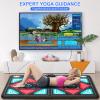 HAPHOM Dance Mat for Kids and Adults, Anti-Slip Wireless Electronic Dance Pad for TV, Wrinkle-Free, Soft & Cozy Playmat for Exercise & Games, Smart Camera & 2 Controllers, Gift ideaClassic Snowflake view 4