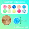 Sumind 100 Pcs Kids Small Bouncy Balls in Bulk Rubber High Bouncing Balls for Baby Toddler Birthday Party Favors Gift Game Prizes Vending Machines Fillers Outdoor Activities (0.78 inch) view 2