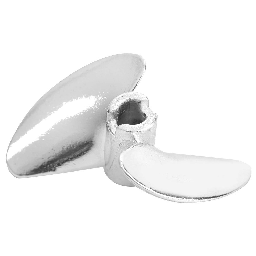 01 Propeller, RC Marine Propeller Easy to Install with 1Pc for PC Ship Player for FeiLun FT016 FT007 FT012 FT009 FT011 FT010 FT016 for UDI RC Boat(Silver S)