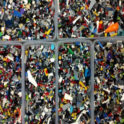 10 Pounds Bulk Lot! Random Parts, Pieces & Bricks