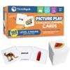 ThinkPsych Level 2 Nouns Flash Cards | 150 Picture Cards for Speech Therapy & Autism Learning Materials | Preschool Kindergarten Language Learning Cards | Homeschool Supplies | Apraxia Flash Card view 1