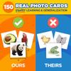 ThinkPsych Level 2 Nouns Flash Cards | 150 Picture Cards for Speech Therapy & Autism Learning Materials | Preschool Kindergarten Language Learning Cards | Homeschool Supplies | Apraxia Flash Card view 4