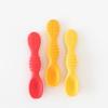 Bumkins Baby Bowl, Silicone Feeding Set with Suction for Baby and Toddler, Includes 4 Spoons and Lid, First Feeding Set, Training Essentials for Baby Led Weaning for Babies 4 Months Up, Pineapple view 2