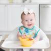 Bumkins Baby Bowl, Silicone Feeding Set with Suction for Baby and Toddler, Includes 4 Spoons and Lid, First Feeding Set, Training Essentials for Baby Led Weaning for Babies 4 Months Up, Pineapple view 4
