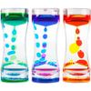 Oneshow Liquid Motion Bubbler Timer Colorful Oil Hourglass Liquid Sensory Toys Activity Fidget Toy Calm Stress Relief Desk Toys Desk Decor for Adults and Teenager Fidget Water Timers 3 Pack view 1