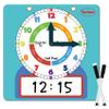 Large Magnetic Dry Erase Learning Clock for Kids Learn to Tell Time,12" Demonstration Teaching Time Practice Clock Analog Clocks with Pen, Classroom Supplies Homeschool Essentials Learning Resources view 1