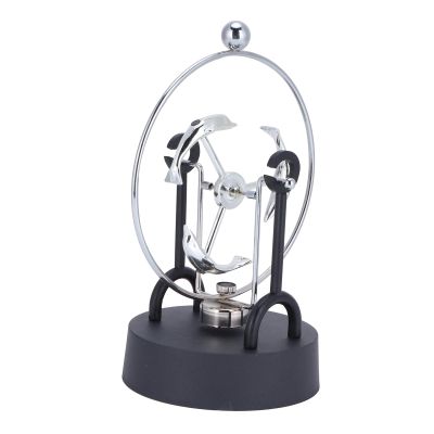 01 Magnetic Perpetual Motion, Perpetual Motion Decompression Toy, Zinc Alloy Frame, Simple and Stylish Metal Texture for Home Bedroom Living Room School
