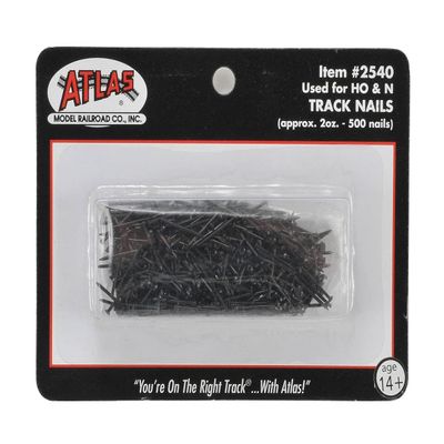 A2540 ATLAS2540 Railroad Ho/N Scale Track Nails (400) ATL2540 AT2540