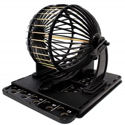 PerfectPitch Bingo Machine Cage Game Set with Balls44; Classic