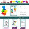 OUXIA Magnetic Building Blocks Magic Magnetic 3D Puzzle Cubes, Set of 7 Multi Shapes Magnetics Blocks with 54 Guide Cards, Children's Educational Toys and Stress Relief Fidget Toys for Kids Adults view 4