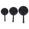 EXCEART Miniature Kitchenware Set 3 Pcs Mini Frying Pans Dollhouse Accessories Mini Cookware for Fairy Garden Micro World Decor view 1