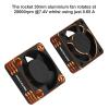 2Pack 540 550 Motor Cooling Fan Heatsink 7.4V 28000RPM Brushless ESC Cooling Fan for 1/8 1/10 RC Car Motor (Black+Orange) view 2