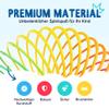 Fun Trading FUNTRADING Rainbow Spiral XXL, Diameter 10 cm, Spring Spiral in Colourful Colours, Cult Toy of the 90s as a Stair Runner, Ideal for Children's Birthdays view 3