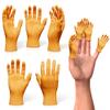 10Pcs Tiny Hands for Fingers Hands Puppets - Five Lefts & Rights Little Hands Prank Realistic Mini Hands for Gag Performance - Rubber Small Hands for Funny Party Favors Miniature Hands Tiny Things view 1