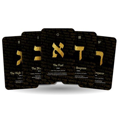 Ibiza Tarot Letters Tarot- Major Arcana Cards | Fortune Telling Oracle Cards Deck for Beginners | Authentic Tarot Experience - Set of 22 Cards