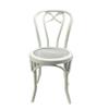 Melody Jane Dolls Houses Dollhouse White Metal Bistro Chair Miniature Garden Pub Patio Furniture 1:12 view 1