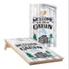 Welcome to Our Cabin Cornhole Wraps #435 -Cornhole Game Graphic Decals - Includes Application Squeegee - Set of (2) 25" x 49" Wraps with Gloss Laminate view 1