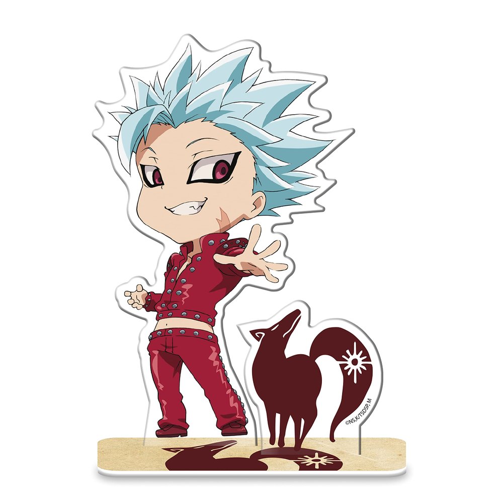 ABYSTYLE The Seven Deadly Sins Ban Acryl Stand Model Figure Anime Manga Desktop Accessories Merch Gift