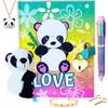 Life is a Doodle Girls Diary with Lock and Key - Panda Diary for Girls Excellent Gratitude & Prayer Daily Journal for Girls with Lock - Our Kids Journal for Girls Created for Self-Expression view 1