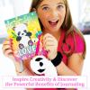 Life is a Doodle Girls Diary with Lock and Key - Panda Diary for Girls Excellent Gratitude & Prayer Daily Journal for Girls with Lock - Our Kids Journal for Girls Created for Self-Expression view 2