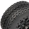 Acekeeps 1/10 RC Short Course Truck Wheels and Tires Combo (Pre-Glued, Hex 12mm) for 1/10 Traxxas Slash 2WD/4WD Losi Tenacity Redcat Blackout SC Exceed RC Buggy Car, 4-Pack (Y-Shape) view 3