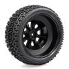 Acekeeps 1/10 RC Short Course Truck Wheels and Tires Combo (Pre-Glued, Hex 12mm) for 1/10 Traxxas Slash 2WD/4WD Losi Tenacity Redcat Blackout SC Exceed RC Buggy Car, 4-Pack (Y-Shape) view 4