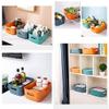 qiuqiu Storage Box, Organizer with Handles, Plastic Storage Box for Household Use, Practical Storage Basket for Bathroom-White||Medium view 4