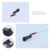 Micro Traders 2X RC 25T Steering Servo Horn Arm 28mm Long 3 Holes M3 Thread for Remote Control Car Models 12mm 16mm 18mm Titanium Colour view 3
