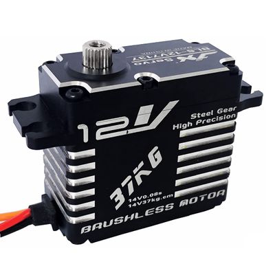 JX Servo BLS-12V7137 37kg Brushless Servo Waterproof 180 12V Metal Gear Full CNC Digital Servo for 1/8 1/10 Scale RC Car Robot