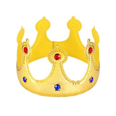1pcs King Crown For Kids: Birthday Boy Crown Hat For Boy & Girl Party Decoration