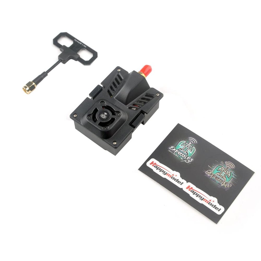 HAPPYMODEL ES24TX Pro 2-4G ExpressLRS ELRS Micro TX Module with Cooling Fan RGB LED Module for DIY RC Drone