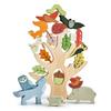 Tender Leaf Toys - Stacking Forest - Wooden Animal Balancing Game for Children and Toddlers - Manual Dexterity and Cognitive Development for Ages 18 Months+ view 1