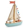 Tender Leaf Toys - Sailaway Boat - Educational Wooden Sailing Boat Play Set with 2 Animal Figures for Kids, Promotes Imaginative Play and Fine Motor Skills, Ship Toy Set for Boys and Girls - Age 3+ view 2